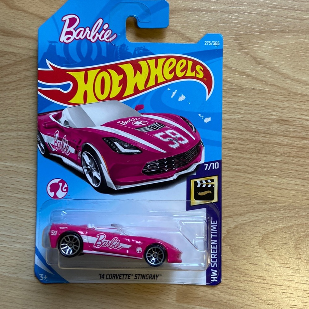 New! Barbie hot wheels car